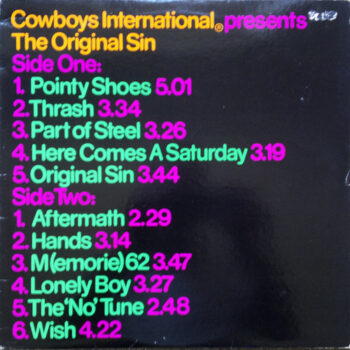 Cowboys International  ‎– The Original Sin