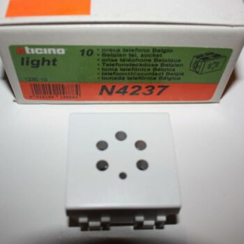 Bticino Light Wit telefoon stopcontact-0