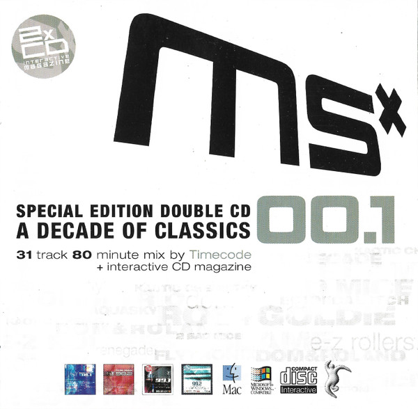 Timecode – MSX00.1 10th Anniversary Special Edition CD.