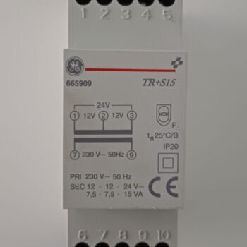 General Electric veiligheidstransfo 230VAC - 12/24/4 VAC 15VA 665909