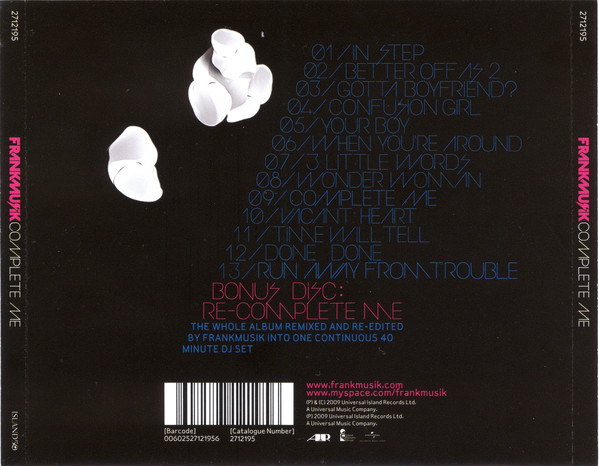 Frankmusik – Complete Me 2xCD - Afbeelding 2