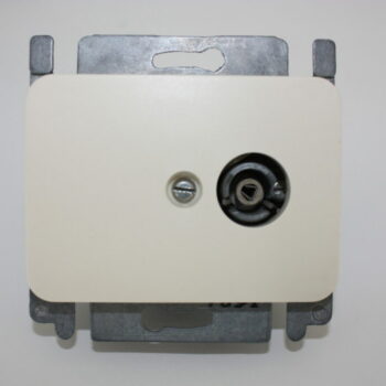 Niko PR20 creme inbouw contactdoos 1x Coax 12-691