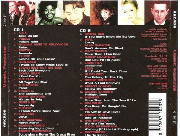 Various – Classic Popsongs 2xCD - Afbeelding 2