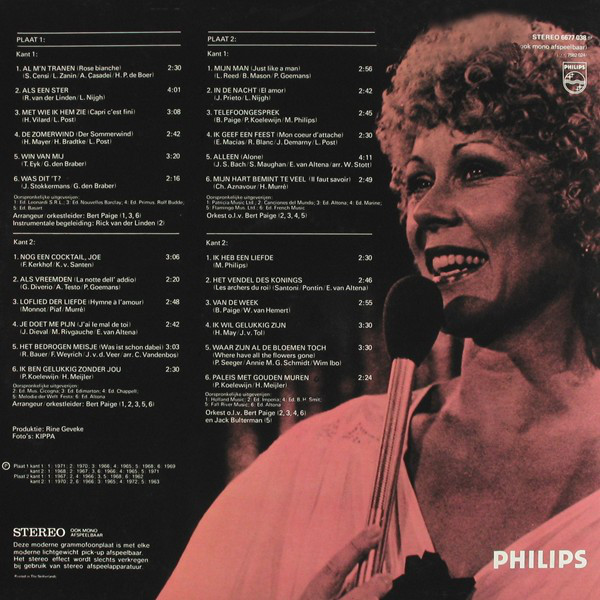 Conny Vandenbos – Liedjesalbum 2xLP - Afbeelding 2