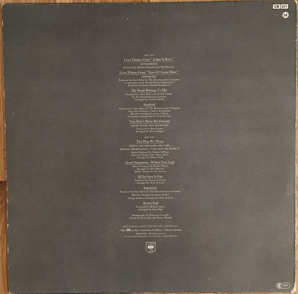 Barbra Streisand – Barbra Streisand's Greatest Hits - Volume 2 - Afbeelding 2