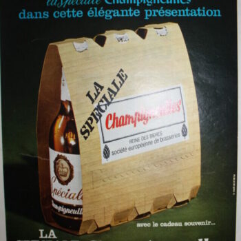 Reclame Champigneulles jaren 50/60 34x26cm