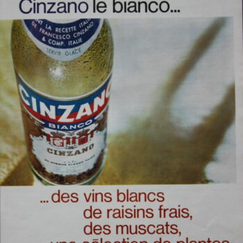 Reclame Cinzano jaren 50/60 34x25,5cm