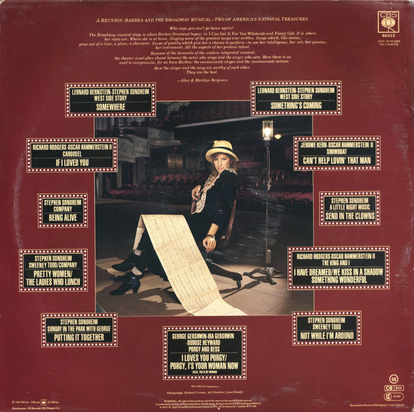 Barbra Streisand – The broadway Album - Afbeelding 2