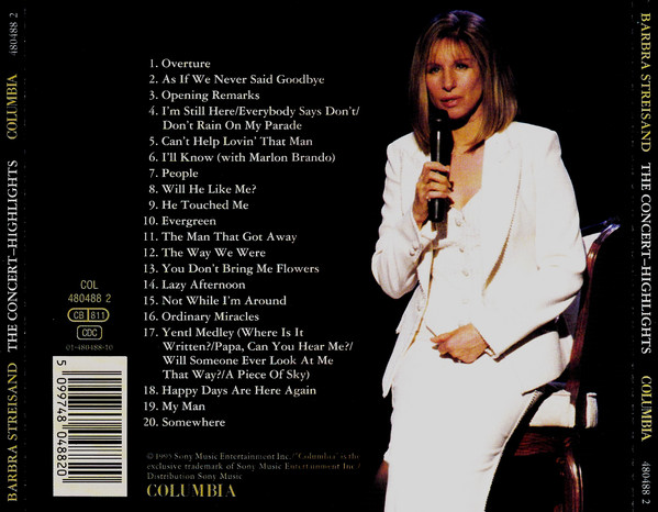 Barbra Streisand – The Concert - Highlights - Afbeelding 2