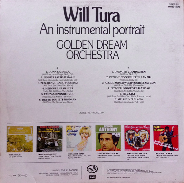 Golden Dream Orchestra – Will Tura: An Instrumental Portrait - Afbeelding 2