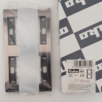 Niko Cirio Polished afdekplaat tweevoudig verticaal centerafstand 71mm 54-022