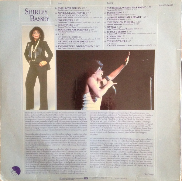 Shirley Bassey – Onvergetelijke Hits - Afbeelding 2