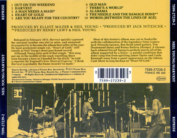 Neil Young – Harvest - Afbeelding 2