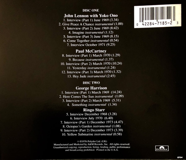 Beatles, The – The Beatles Tapes From The David Wigg - Afbeelding 2