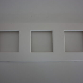 Niko Original White afdekplaat drievoudig verticaal/horizontaal 101-76700