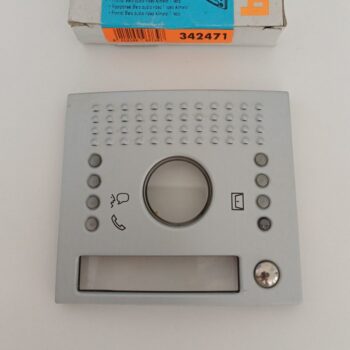 Bticino Terraneo Aluminium frontplaat microfoon camera knop 342471