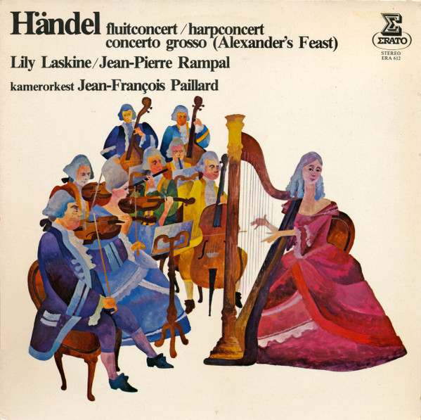 Händel – Fluitconcert / Harpconcert Orchestre De Chambre Jean-François Paillard