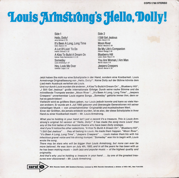 Louis Armstrong's – Hello, Dolly! - Afbeelding 2