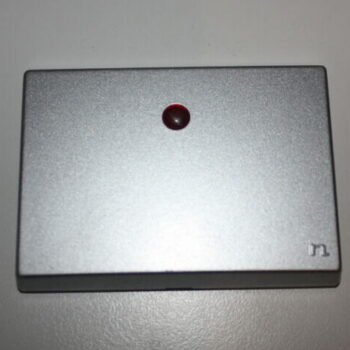 Niko da Vinci Sterling toets busdrukknop rode lens 47-061-01