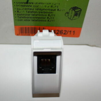 Bticino Light Wit RJ11 1x module N4262/11