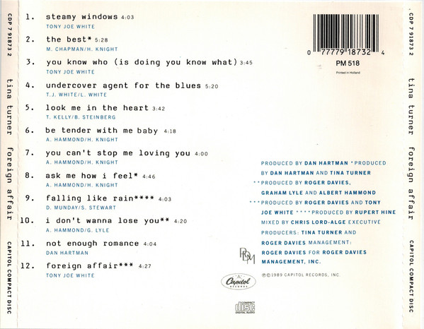 Tina Turner – Foreign Affair - Afbeelding 2