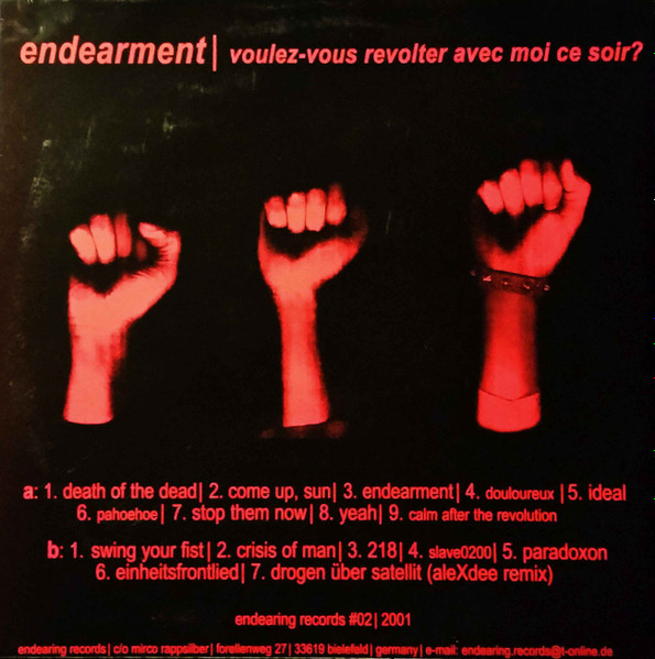 Endearment – Voulez-vous Revolter Avec Moi Ce Soir? - Afbeelding 2