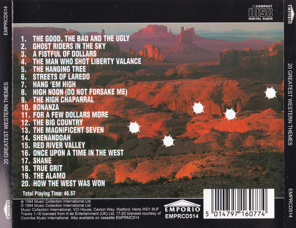 Various – 20 Greatest Western Themes - Afbeelding 2