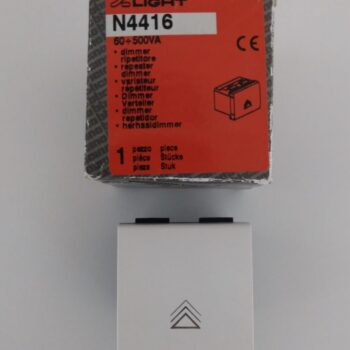 Bticino Light wit dimmer herhaal 60-500VA 230V 50hz N4416