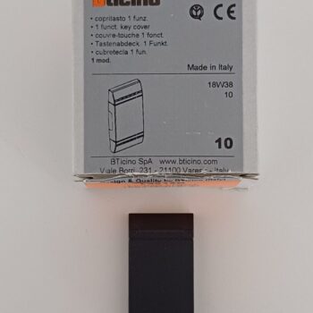 Bticino Living Light zwart toets 1 module lens L4915N