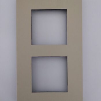 Niko Pure Natural White afdekplaat tweevoudig verticaal 151-76200