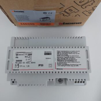 Bticino voeding 2-draadssysteem 230V - 8 modules (audio/video) 346000