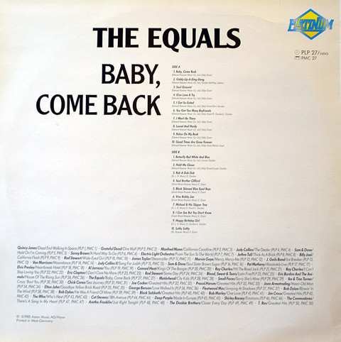 Equals, The – Baby, Come Back - Afbeelding 2