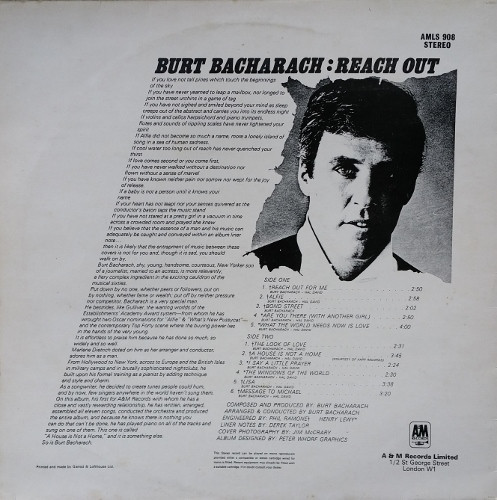Burt Bacharach – Reach Out - Afbeelding 2