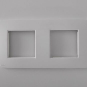 Niko Original White afdekplaat tweevoudig horizontaal 101-76800