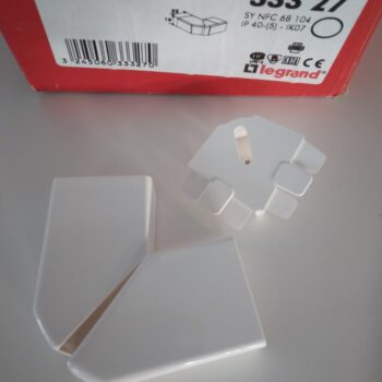 Legrand DLP wit platte hoek 32x16mm 33327