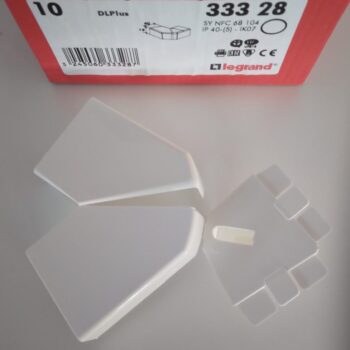 Legrand DLP wit platte hoek 40x16mm 33328