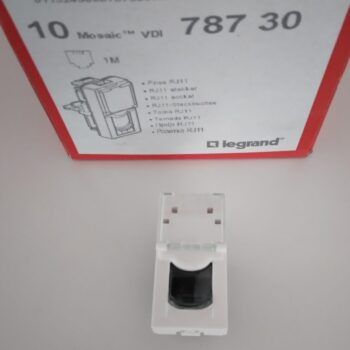 Legrand Mosaic wit RJ11 1 module 78730