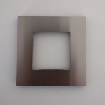 Niko Pure Stainless Steel afdekplaat enkelvoudig 250-76100