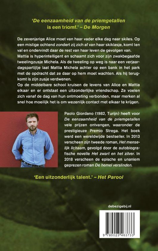 Paolo Giordano - Eenzaamheid van de priemgetallen - Afbeelding 2