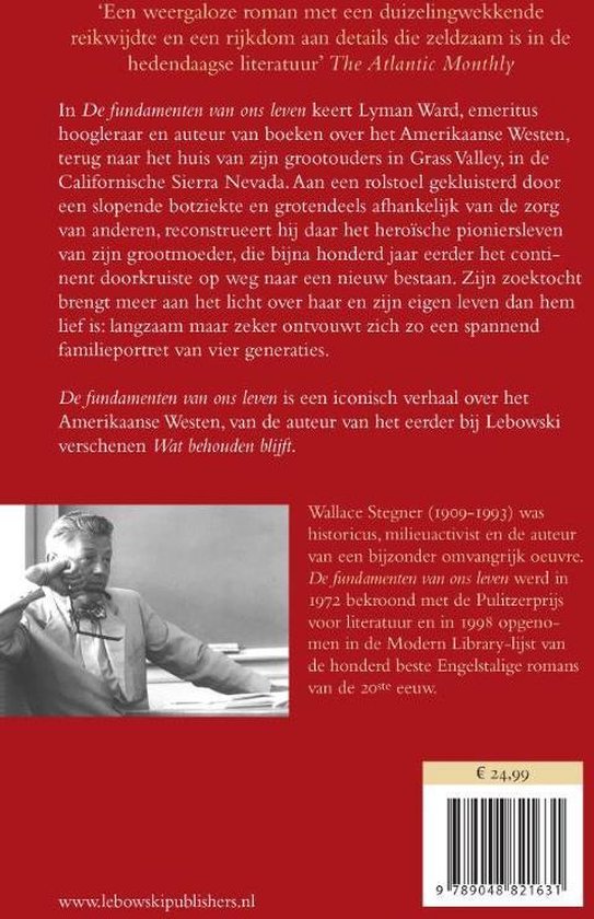 Wallace Stegner - De fundamenten van ons leven - Afbeelding 2