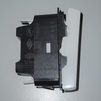 Legrand Mosaic wit drukknop 6A 250V 77030