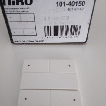 Niko Original White toets 4-voudige drukknop leds 101-40150