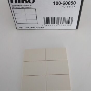 Niko Original Cream toets 6-voudige drukknop 100-60050