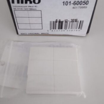 Niko Original White toets 6-voudige drukknop 101-60050