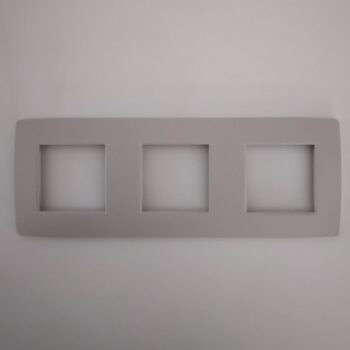 Niko Original Light Grey afdekplaat drievoudig verticaal/horizontaal 102-76700