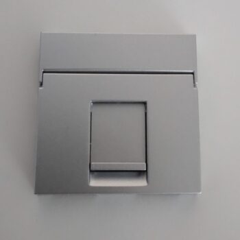 Niko Intense Sterling centraal plaatje 1x RJ 121-65100