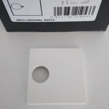 Niko Original White centraal plaatje coaxaansluiting enkelvoudig 101-69101