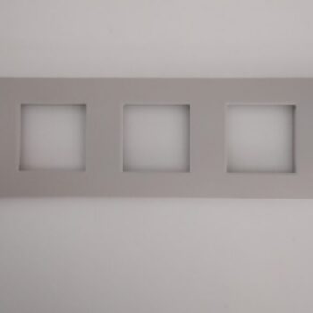 Niko Original Light Grey afdekplaat vijfvoudig verticaal/horizontaal 102-76005