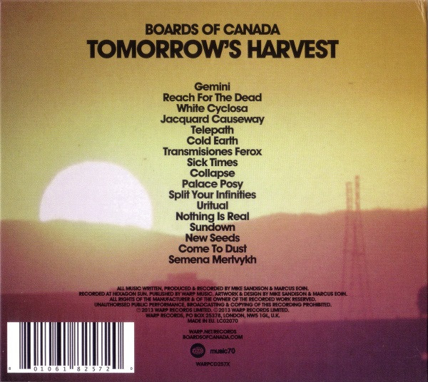 Boards Of Canada Tomorrow's Harvest