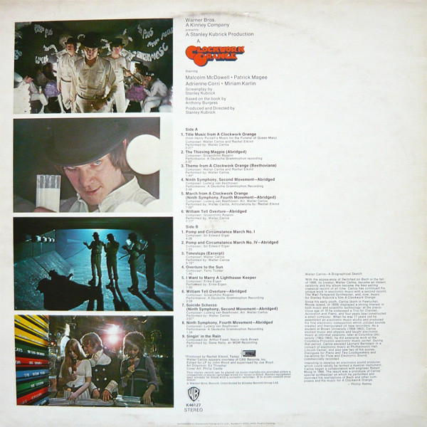 Various – Stanley Kubrick's A Clockwork Orange (Music From The Soundtrack) - Afbeelding 2
